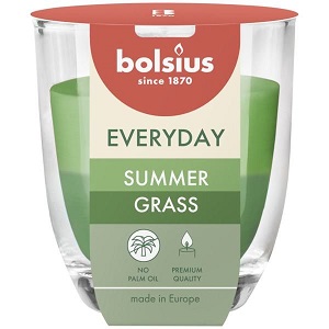 Lumânare parfumată în pahar Bolsius 2 culori - Summer Grass - LPP2-80/70-378