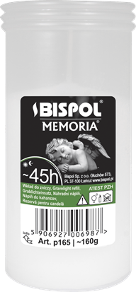 BISPOL - P165 - Candelă rezervă - 45h