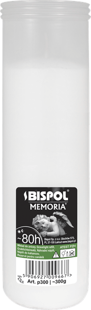 BISPOL - P300 - Candelă rezervă - 80h