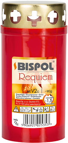 Candelă Bispol cu capac - V2