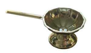 Cățuie foarte mare din metal pentru tămâiat - 60408