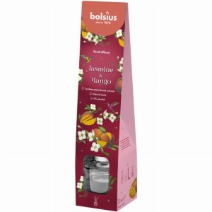 Odorizant Difuzor cu betișoare pentru casă Floral Fusion 30ml - Bolsius Iasomie & Mango - BO-FF-DIF30-12