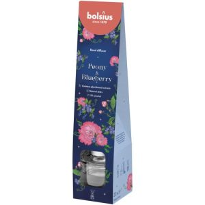Odorizant Difuzor cu betișoare pentru casă Floral Fusion 30ml - Bolsius Bujor & Afine - BO-FF-DIF30-62