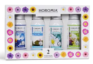Horomia - Parfum de rufe - Set 50ml x 4 buc - Blue Fior di Loto, Fresh Cotton, Bianco Infinoto și Musica del Sole
