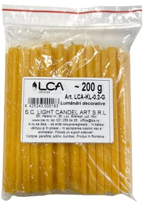 Lumânări menaj - decorative LCA-KL-0,2-x (0,2 kg)