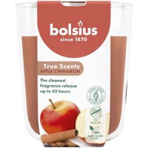 Lumânare parfumată Bolsius în pahar 97/85 - Măr și Scorțișoară - TRU-LP-97-85-95
