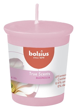 Lumânare parfumată con 53/45 Bolsius - Magnolie - TRU-LPCO-04-MAG