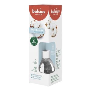 Odorizant Difuzor cu betișoare pentru casă 60ml True - Bolsius Bumbac - TRU-DIFT60-71