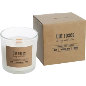 Lumanare parfumata in pahar rotund - Cut Roses SN100