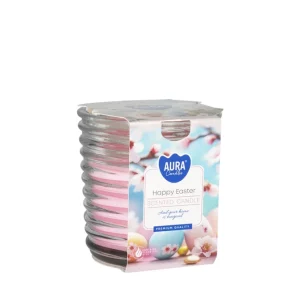 Lumânare parfumată în pahar spirala - diverse arome