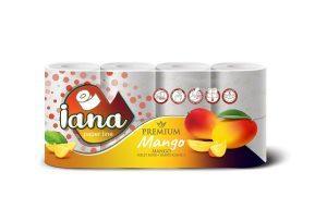 IANA - Hârtie igienică Premium 3 straturi - 8 role/set - Mango