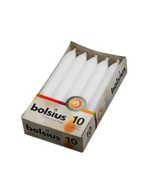Lumânări cilindrice Bolsius (10 Buc.)
