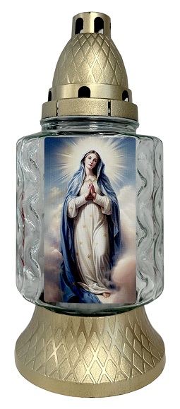 Candelă din sticlă - 419S-MD-A