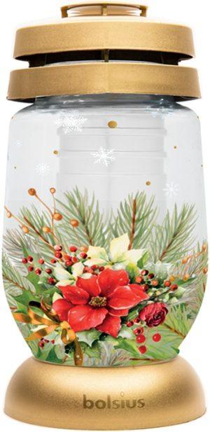 BOLSIUS - BO-3L-CRA - Candelă din sticlă cu crăciuniță ~ 36 h