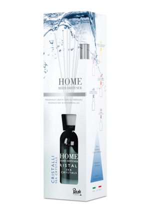 Odorizant Difuzor cu beţişoare pentru casă, Petali, 125 ml - Sea Crystal (Cristalli)
