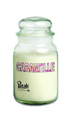 Lumânare parfumată Petali, borcan mare, Caramelle