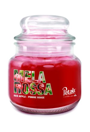 Lumânare parfumată Petali, borcan mic, Spiced Apple (Mela Rossa)