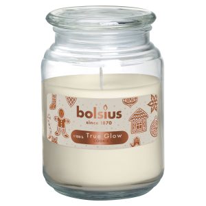 Lumânare parfumată în borcan mare Bolsius - Cookie Fever