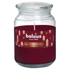 Lumânare parfumată în borcan mare Bolsius - Winter Spices