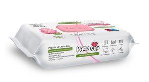 Paddlers - Șervețele umede multisuprafețe cu Bicarbonat și Oțet - EasyClean Lotus Flower (100 buc)