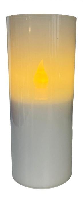 Lumânare stâlp cu flacără albă CE-ST-135-55-50D-A