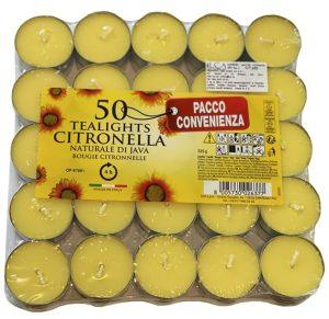 Lumânări pastilă anti-țânțari citronella CIT P50