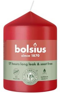 Lumânare Stâlp Bolsius 80 x 58 mm, Roșu