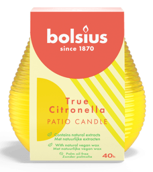 Lumânare BOLSIUS True Citronella 94 x 91 mm - Yellow