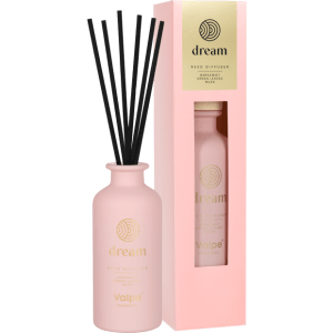 Odorizant difuzor Valpe din sticlă mată cu bețișoare negre - DREAM - VD-003-391