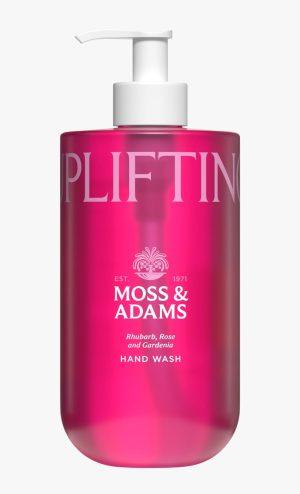 Moss & Adams - Săpun lichid - Uplifting - Rubarbă, Trandafir și Gardenie