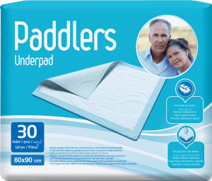 Paddlers - Aleze pentru incontinență, 60x90 cm (30 buc. / pachet => 2,21 RON / buc.)