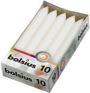 BOLSIUS - CIB-10-xxx-L - Lumânări cilindrice lungi - 10 buc