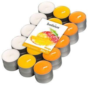 Lumânări pastilă 4h - 30 buc Bolsius - Mango - PBA30-10-MAN