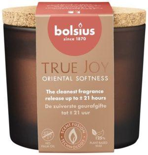 BOLSIUS - TRU-LP66/83-xx - TRUE JOY - Lumânare parfumată cu capac plută - 66 x 83 mm
