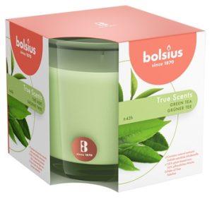 Lumânare Parfumată Bolsius în Pahar Mare - Green Tea