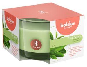 Lumânare Parfumată Bolsius True în Pahar Mediu, Green Tea