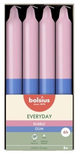 BOLSIUS - ED-CIB-08-xx - Lumânări cilindrice parfumate 8 buc