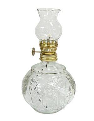 LCA - LMP-19-ROT- Lampă pentru ulei parafinic în formă rotundă cu floare - 19 cm