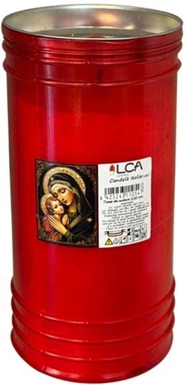 LCA - T200-IC-R - Candelă anti-vânt Italia ~ 250 h - Roșu