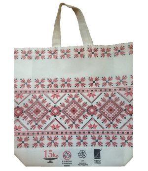 LCA - STX-RED 39x48x14 B - Sacoșă textil din polipropilenă 39 x 48 x 14 cm, rezistă la 15 kg - Mare - Tradițională